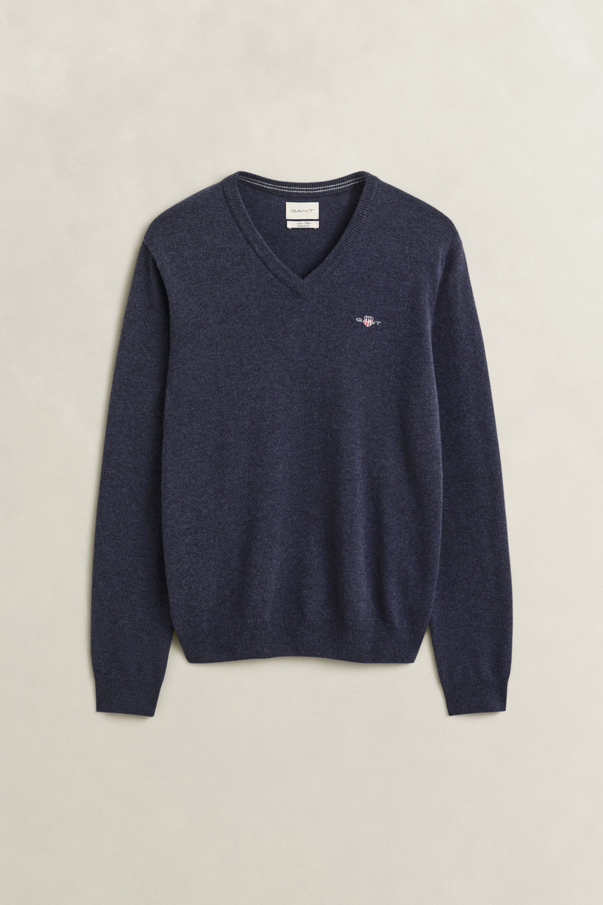 Maglia con scollo a V in lana d’agnello
