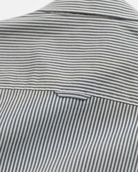 Camicia in popeline a righe slim fit