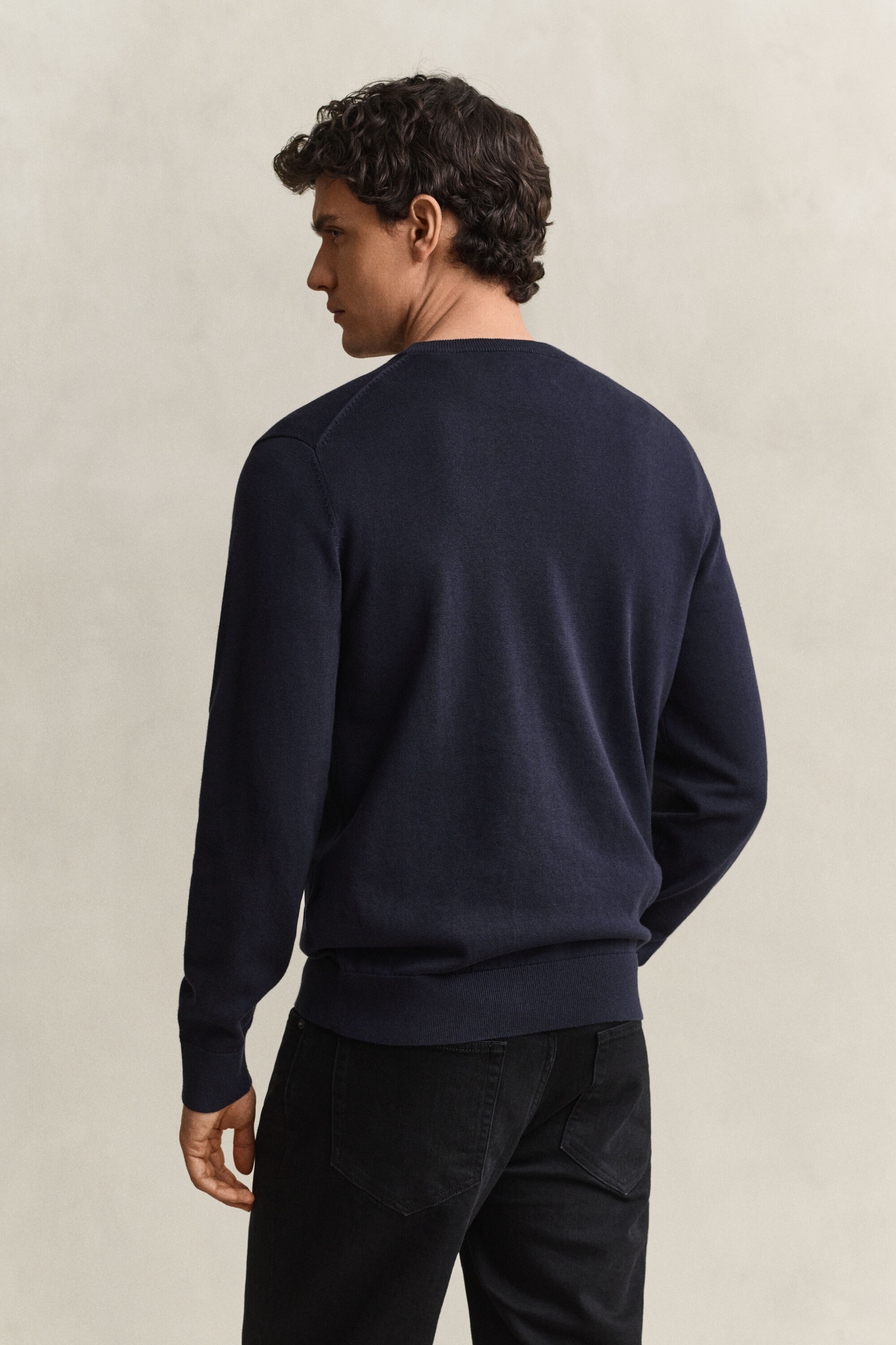 Maglia girocollo in cotone