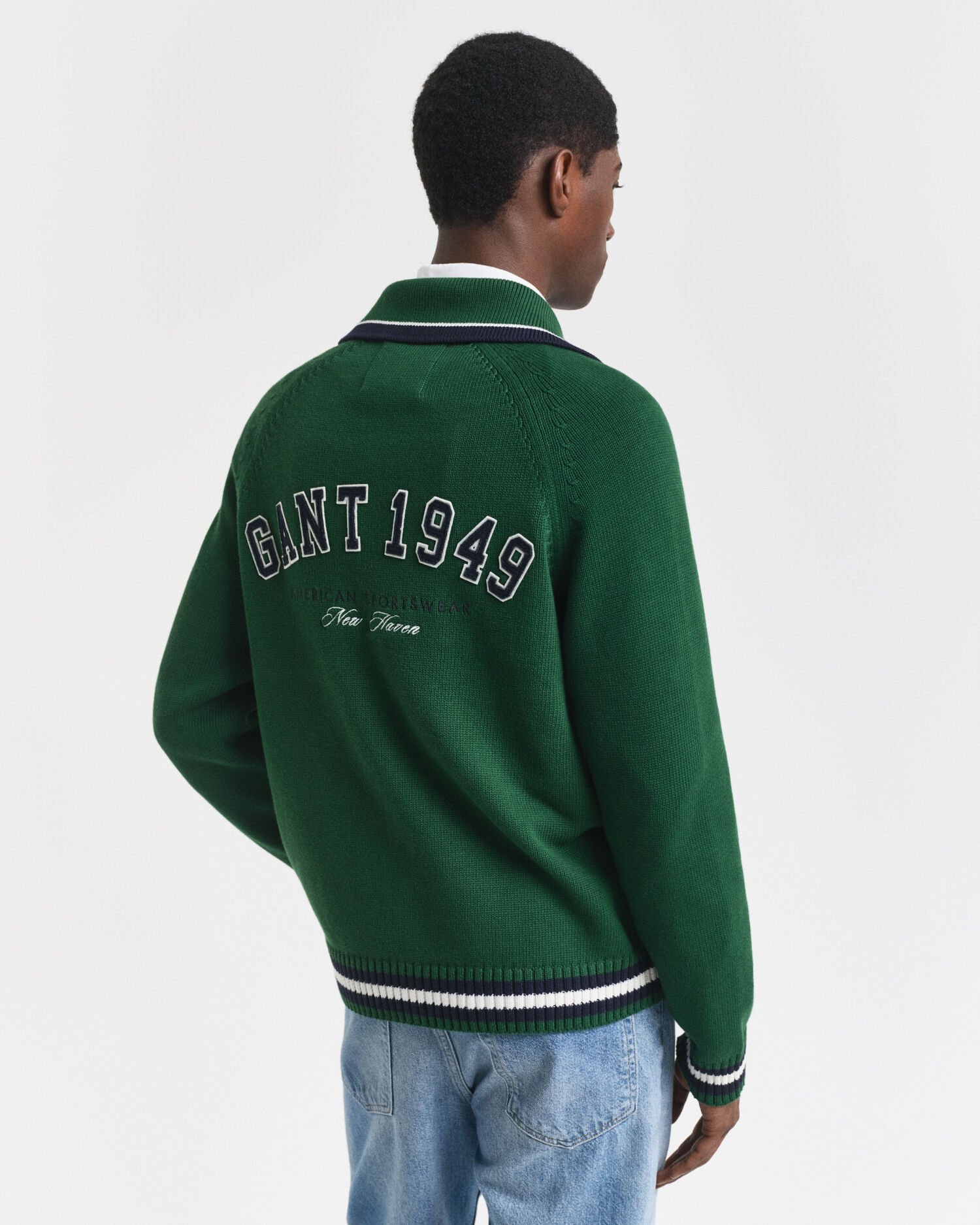 Cardigan con zip GANT 1949 Graphic