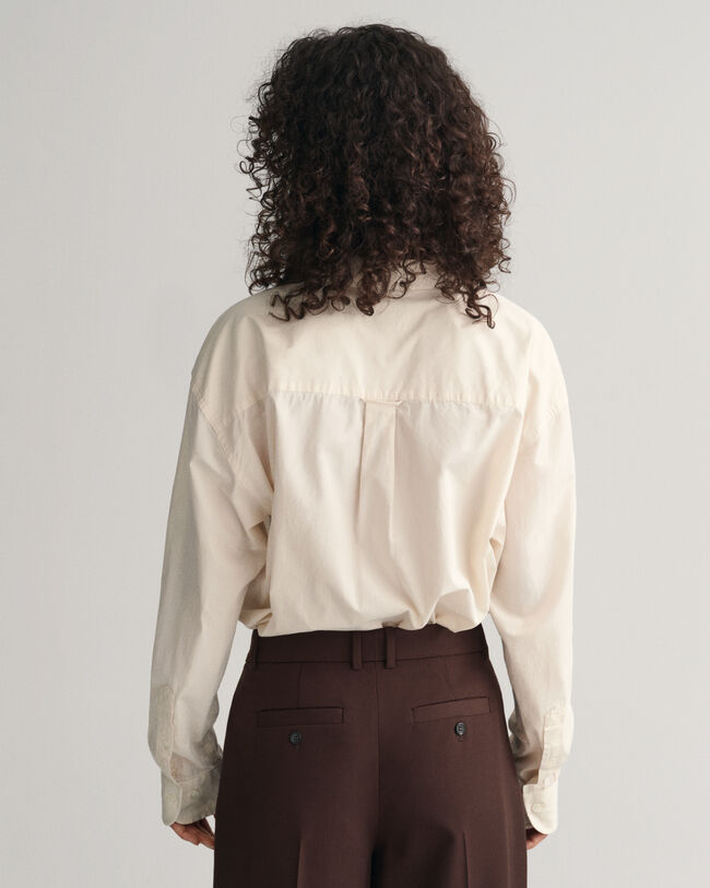 Camicia in popeline Compact oversize