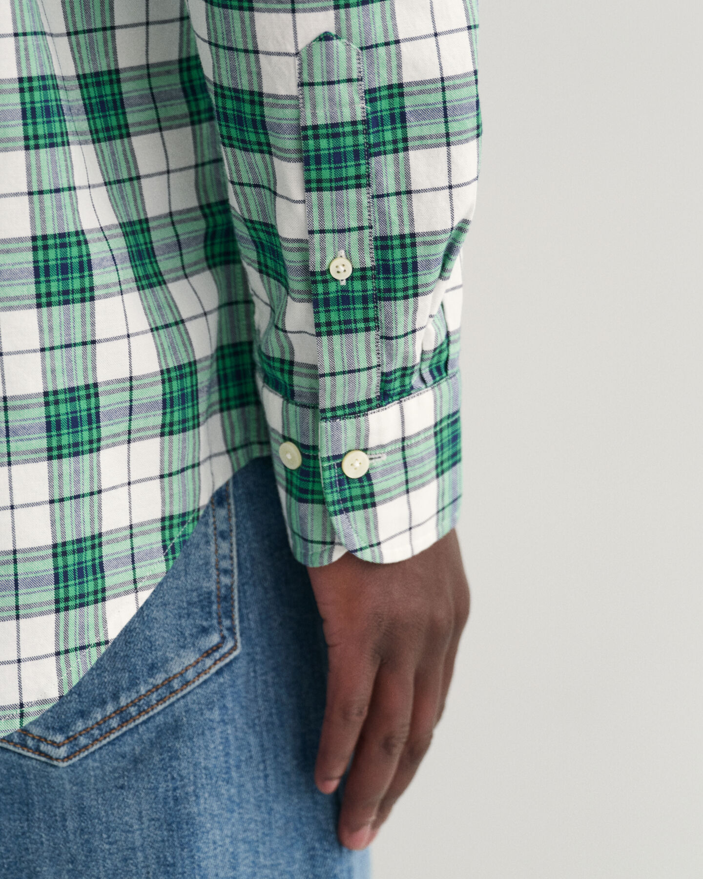 Camicia Oxford a scacchi regular fit