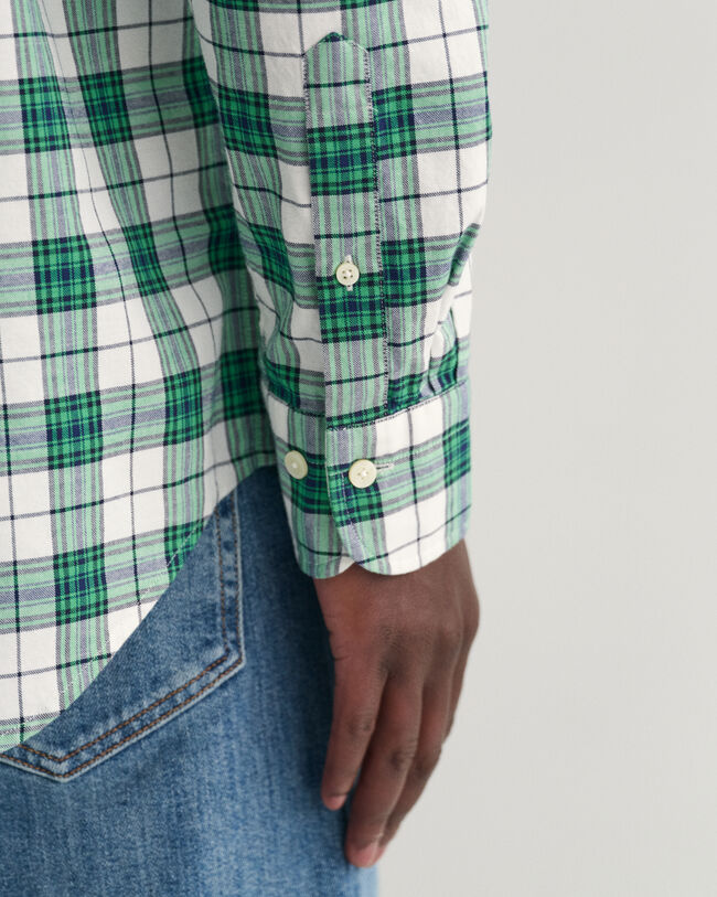 Camicia Oxford a scacchi regular fit