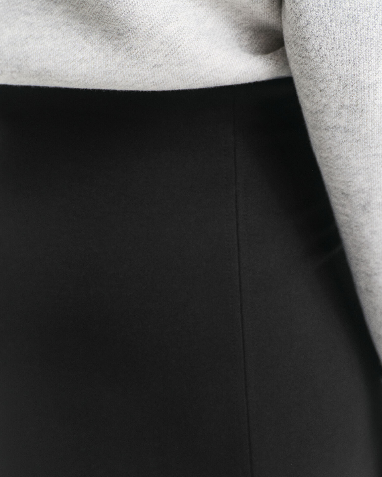 Gonna longuette in jersey