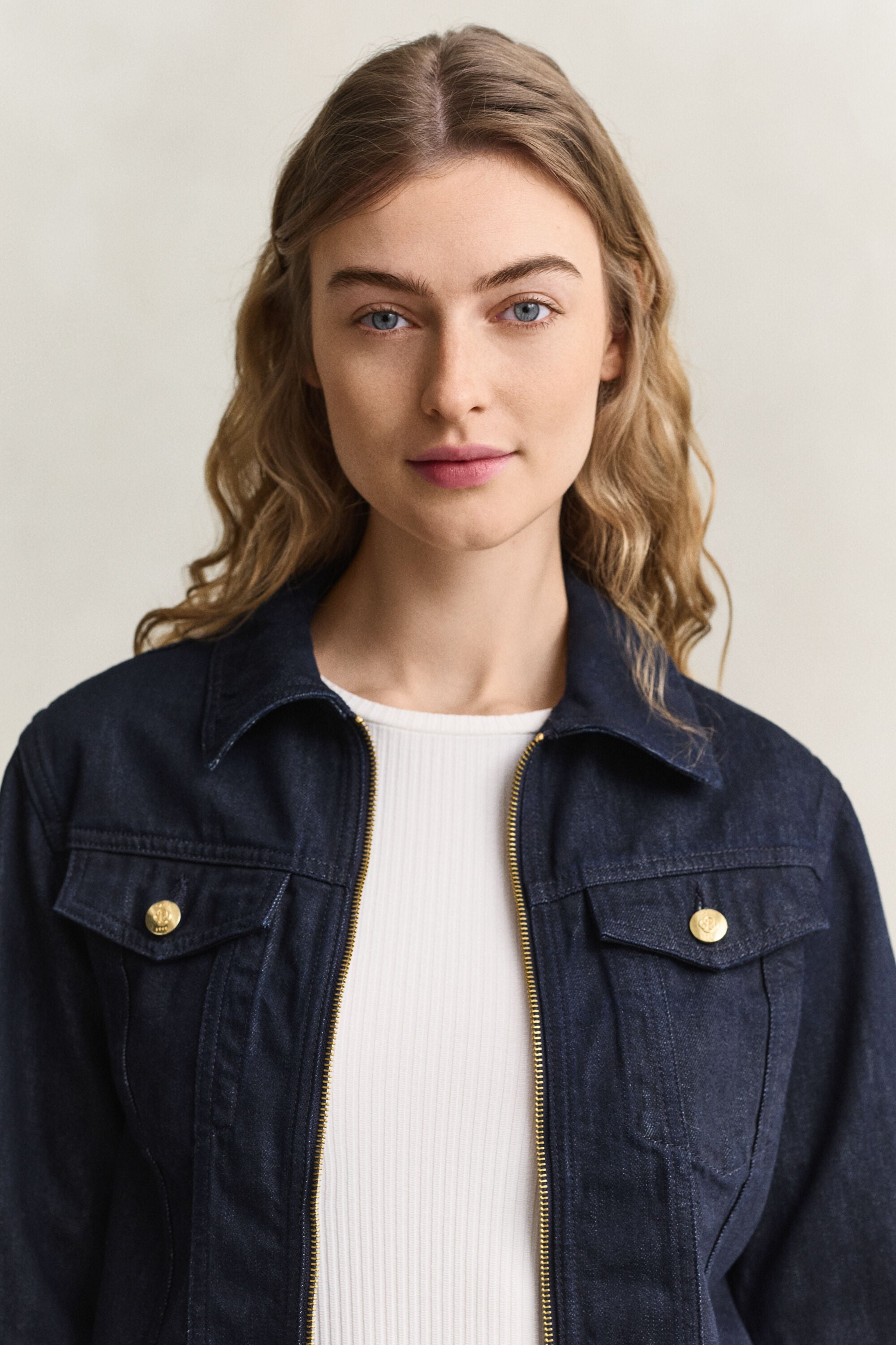 Giacca aderente in denim