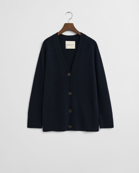 Cardigan in lana misto cashmere