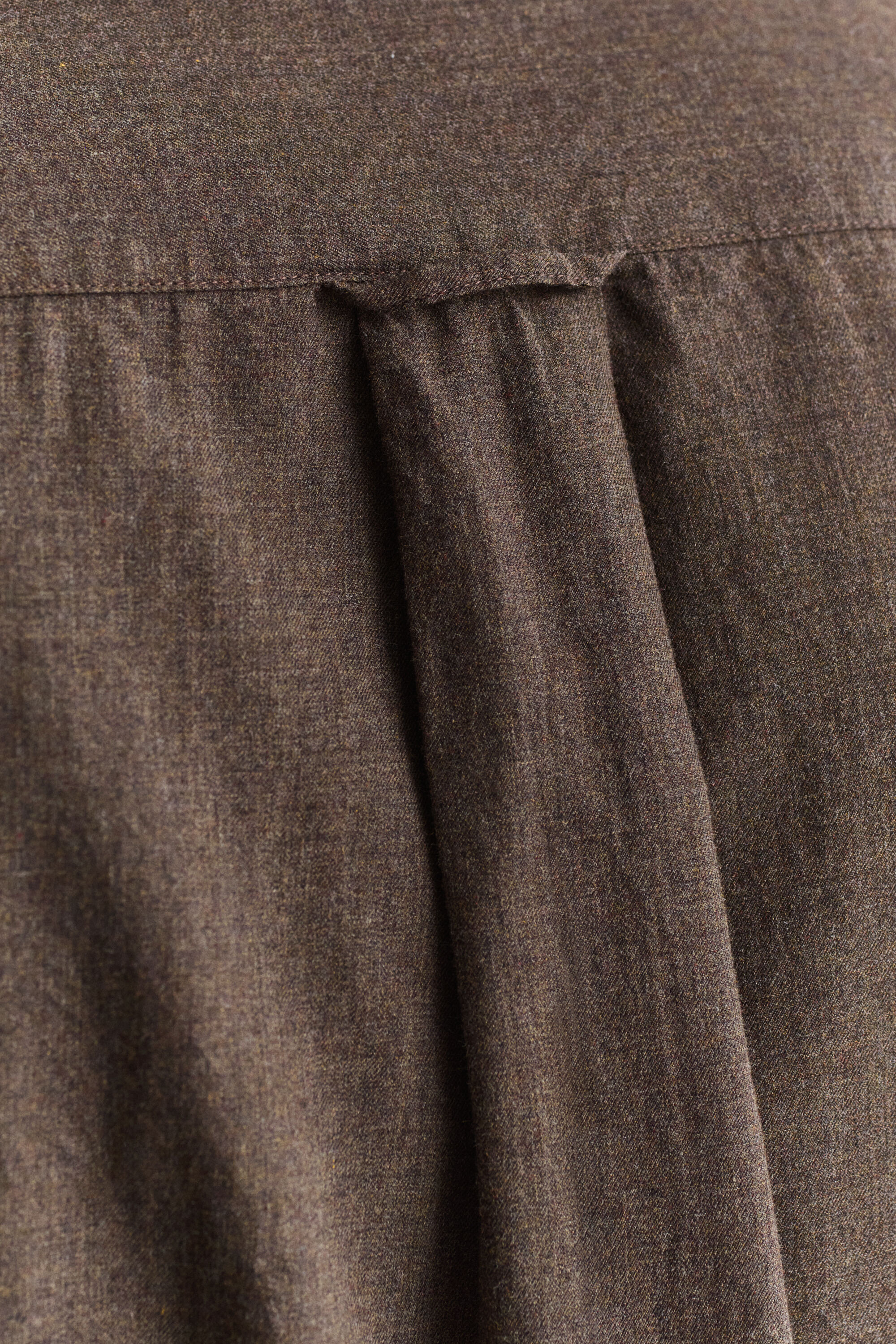 Camicia in cotone e cashmere