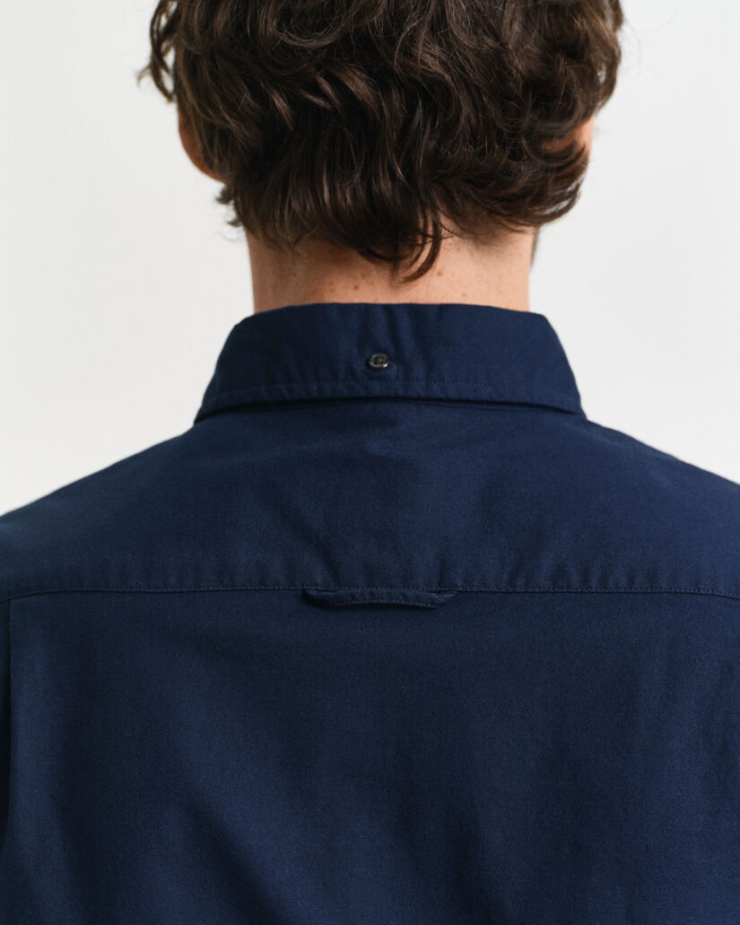 Camicia elasticizzata Oxford slim fit