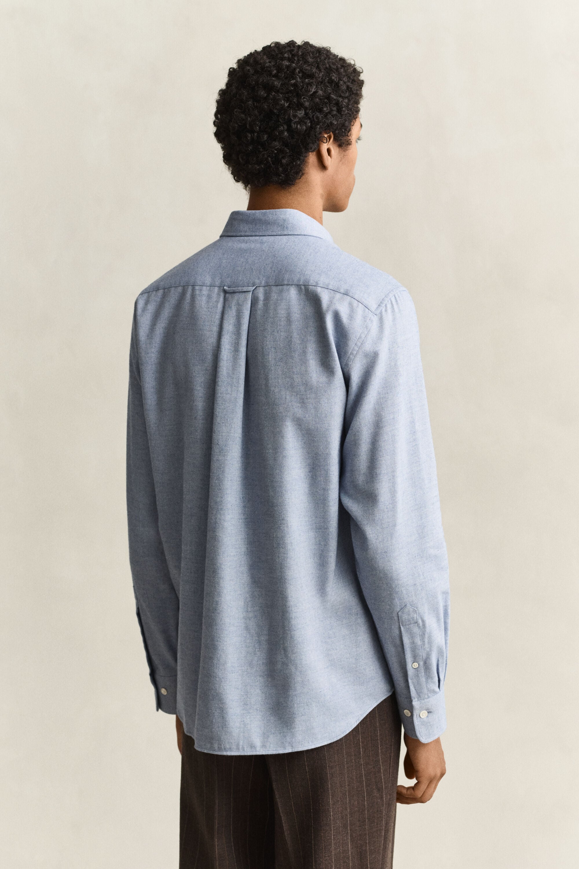 Camicia in flanella mélange