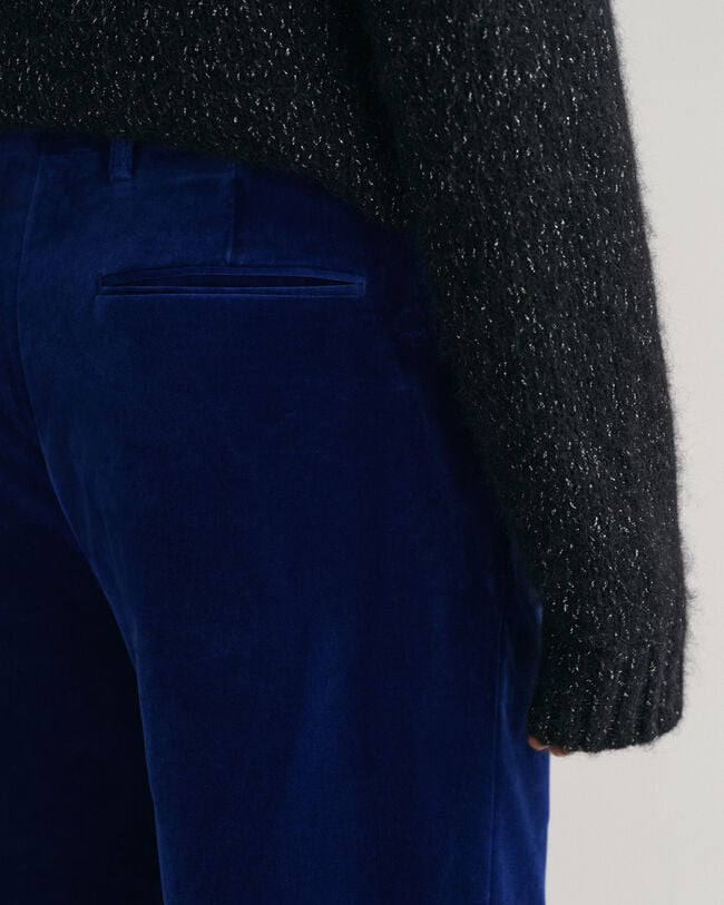 Pantaloni da abito in velluto