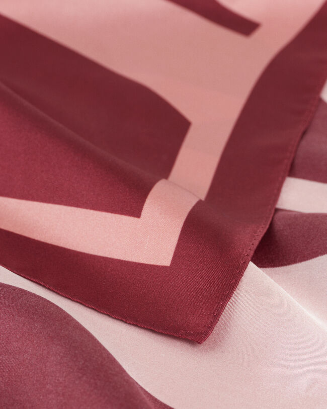 Sciarpa in seta Quadrat Logo