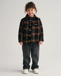 Giacca camicia a quadri Shield Kids