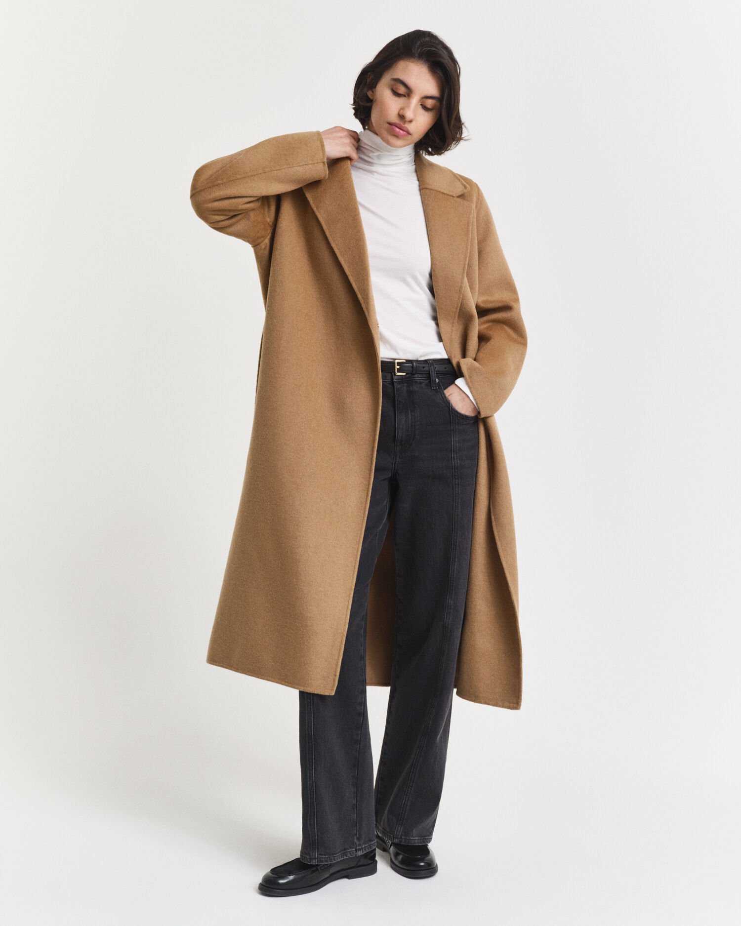 Maglia a collo alto in cotone leggero