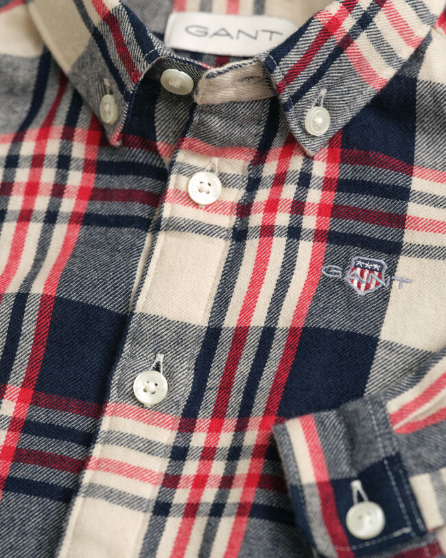Camicia a quadri in flanella Baby