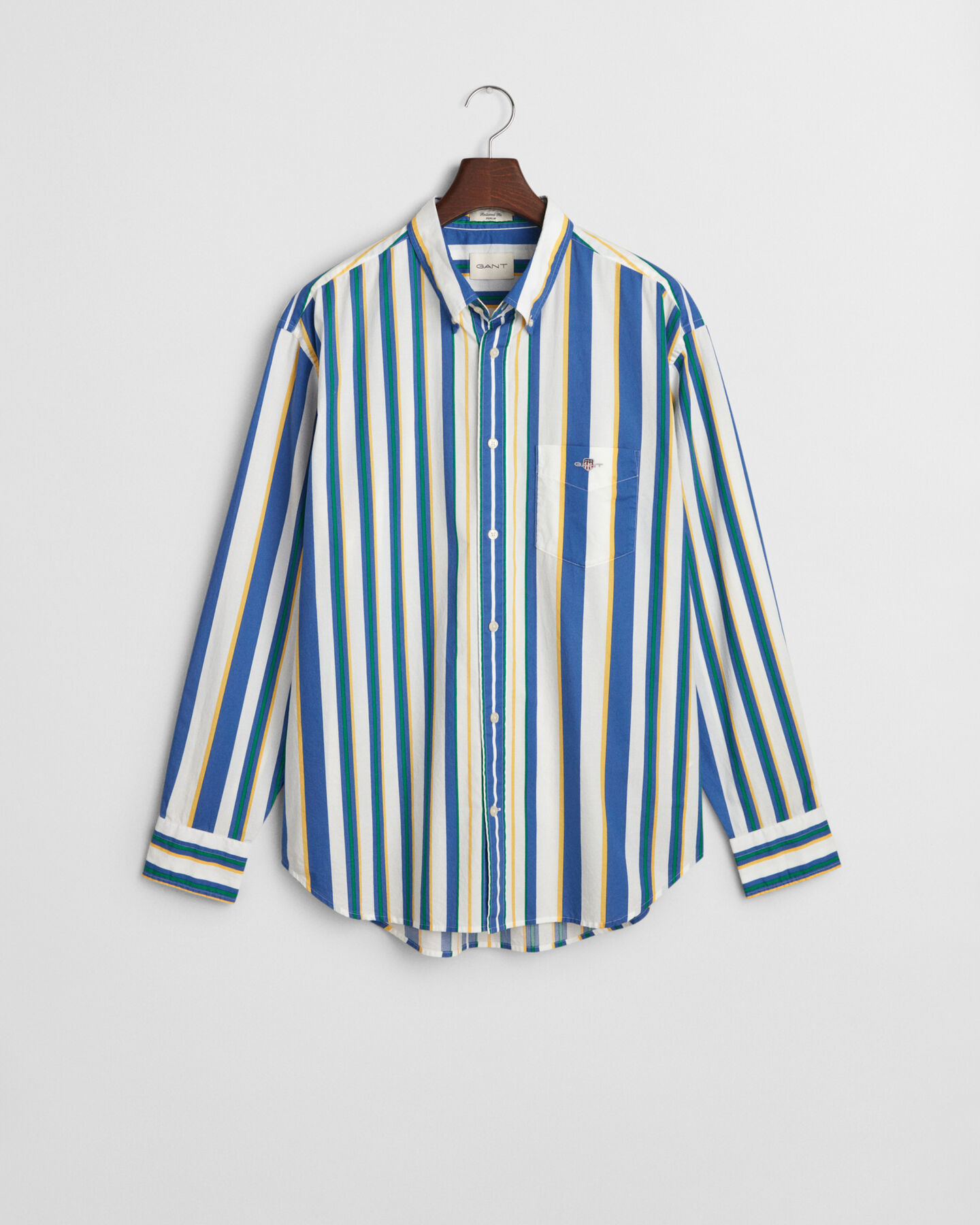 Camicia stampata a righe relaxed fit