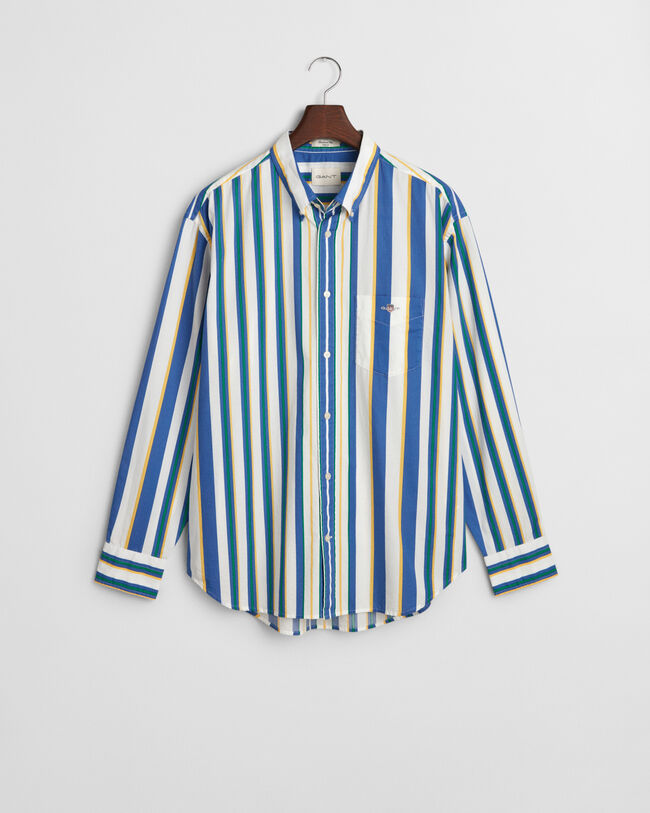 Camicia stampata a righe relaxed fit