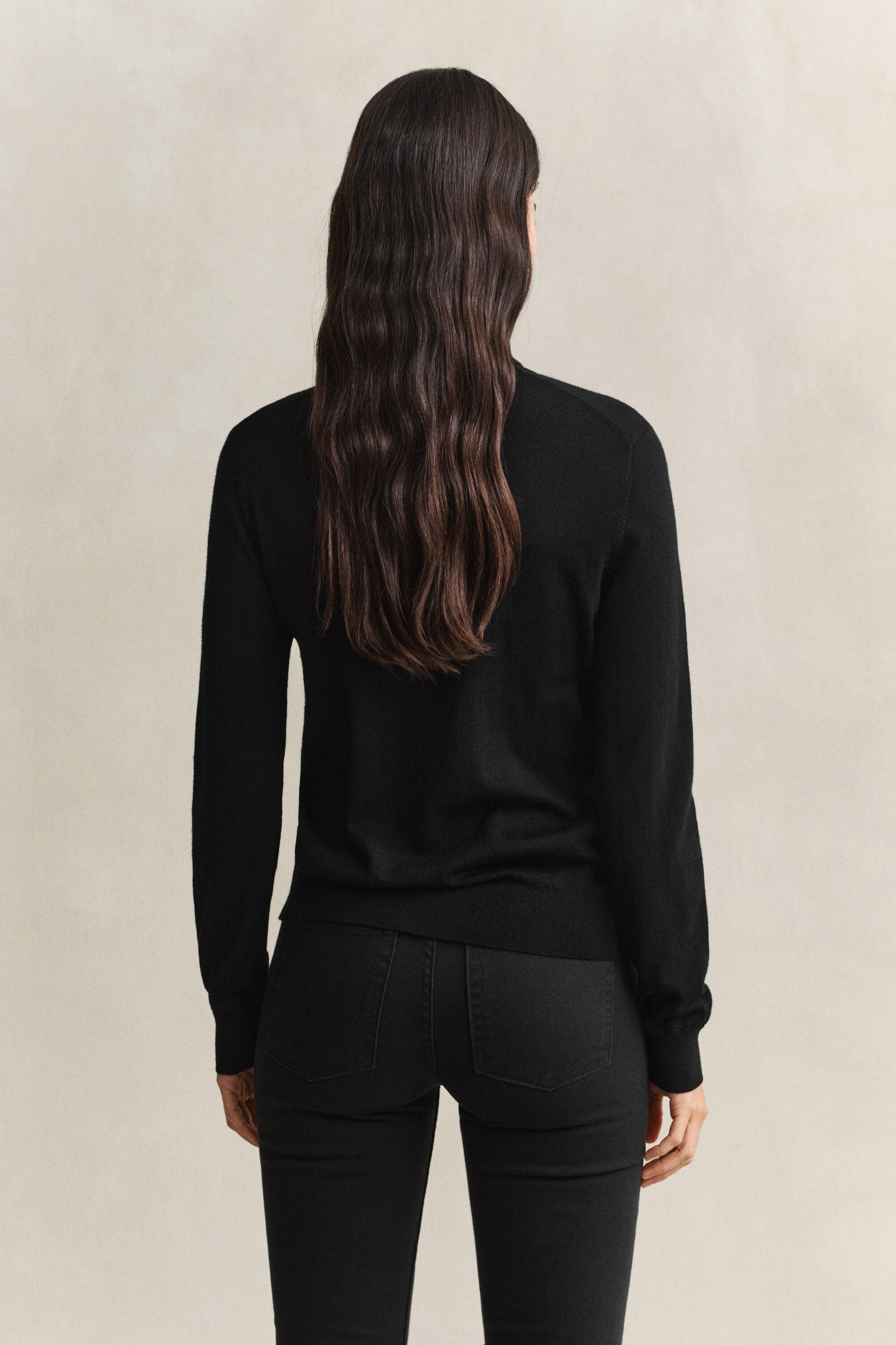 Maglia a collo alto in finissima lana merino