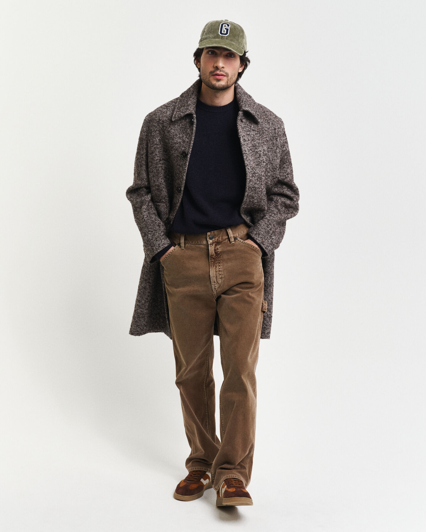 Maglia girocollo in misto lana