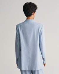 Blazer di lino elasticizzato regular fit