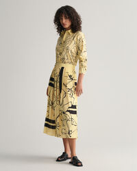 Camicia in voile di cotone Line Drawing regular fit