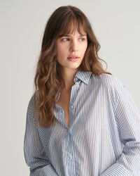 Camicia a righe con polsini ampi relaxed fit
