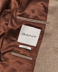 Blazer da abito con motivo a spina di pesce