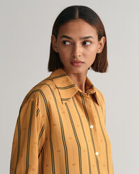 Camicia a righe Monogram relaxed fit