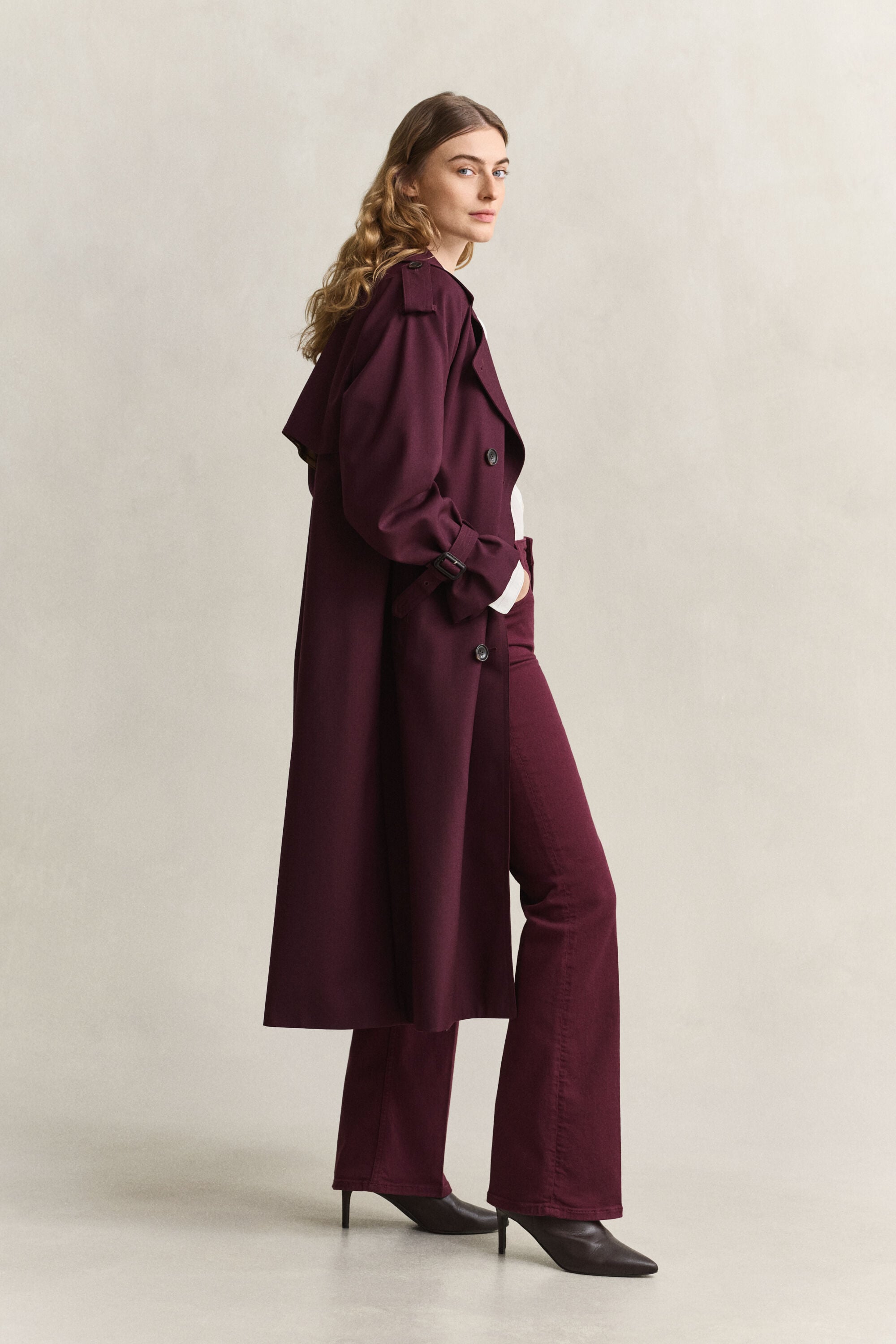 Trench in misto lana