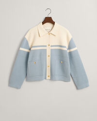 Cardigan a blocchi di colore