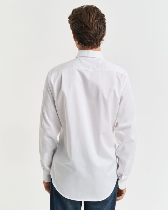 Camicia in raso slim fit