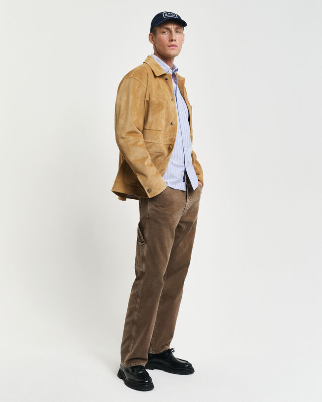 Camicia Oxford classica a righe regular fit