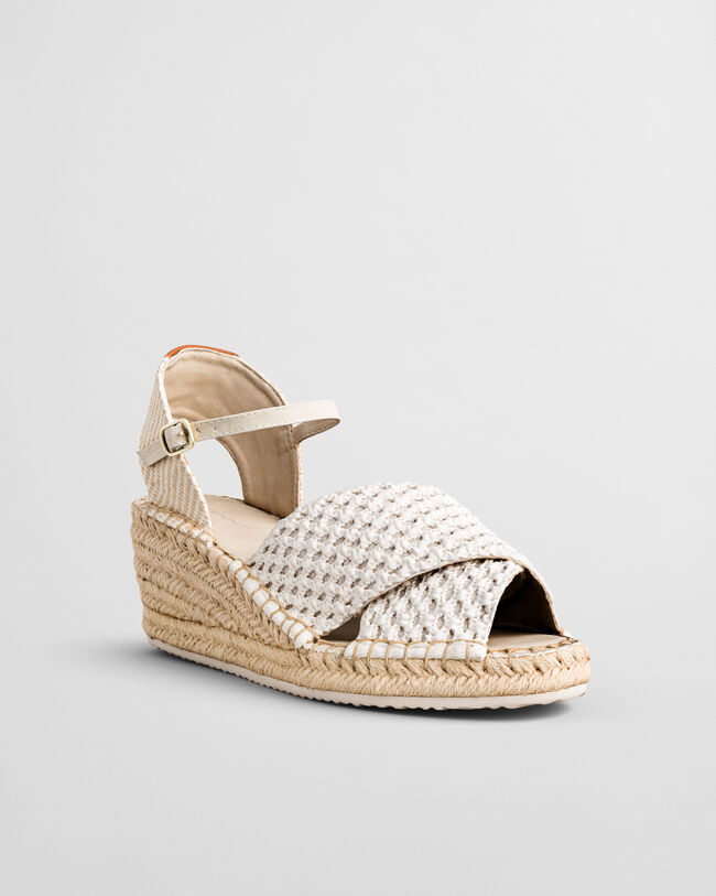 Espadrillas con zeppa Luliza in maglia