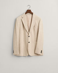 Blazer in lino e cotone