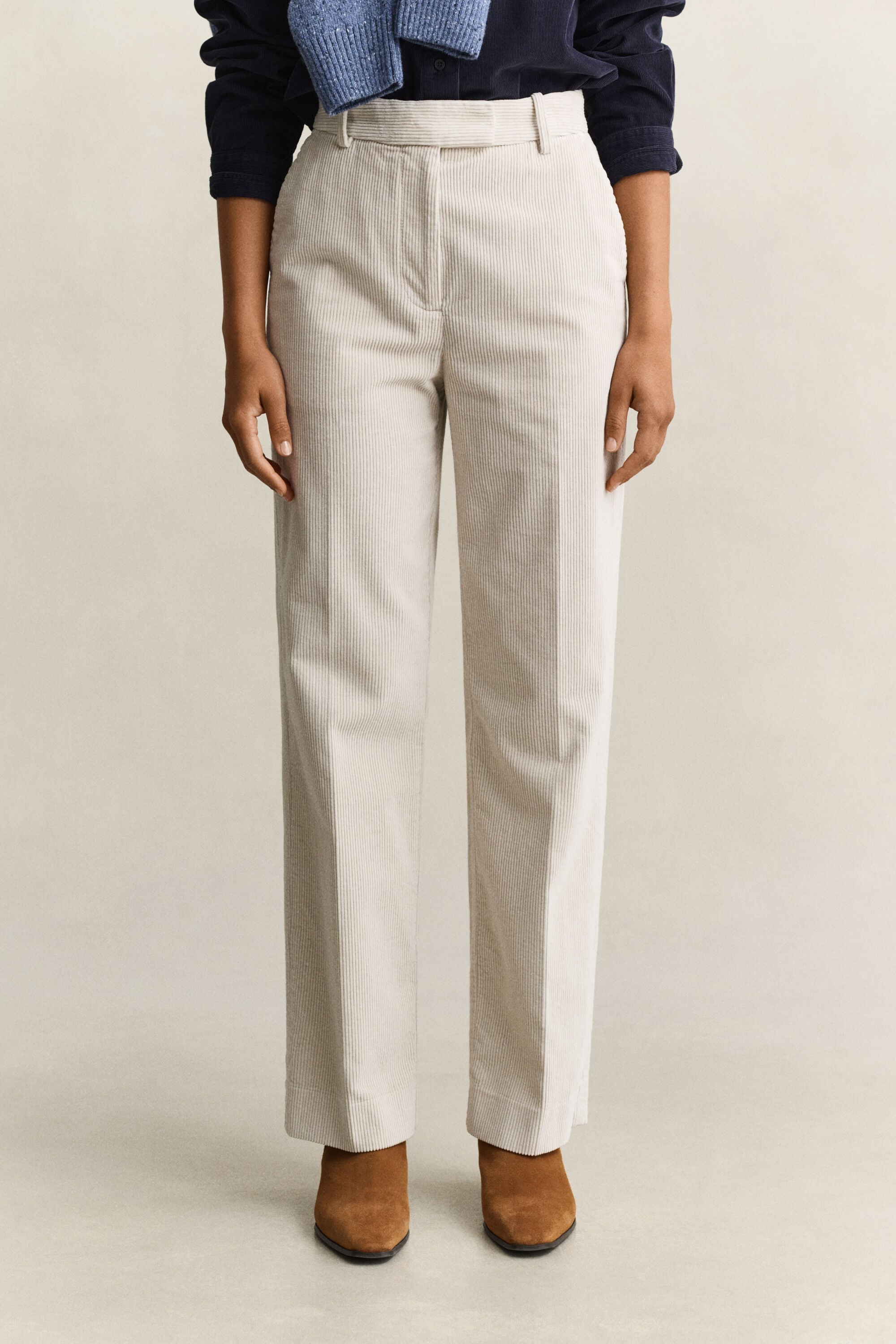 Pantaloni sartoriali in velluto a coste