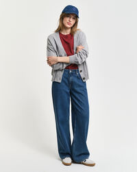 Cardigan in finissima lana d'agnello