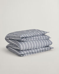 Piumino matrimoniale a righe Oxford