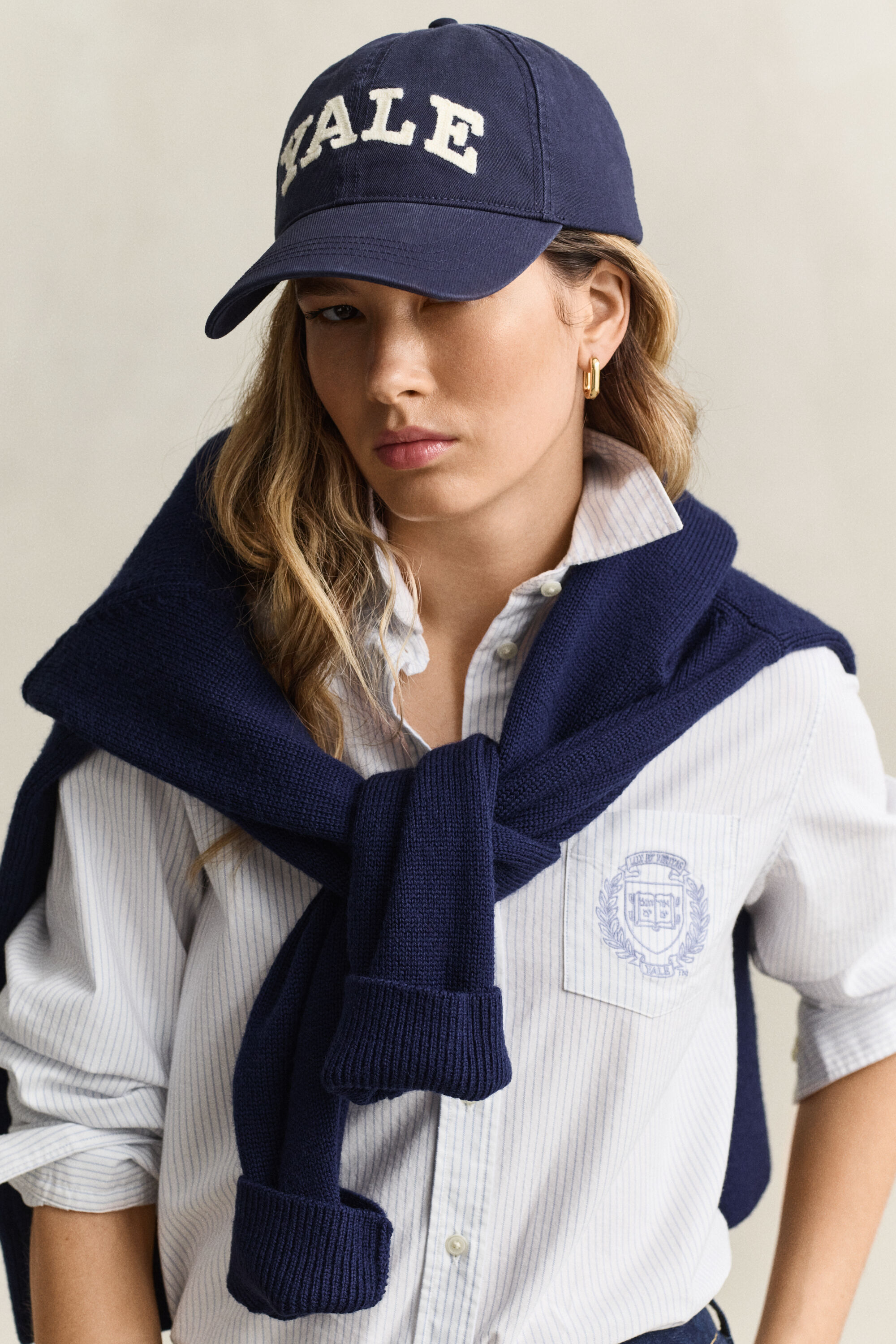 Camicia Oxford a righe Gant x Yale