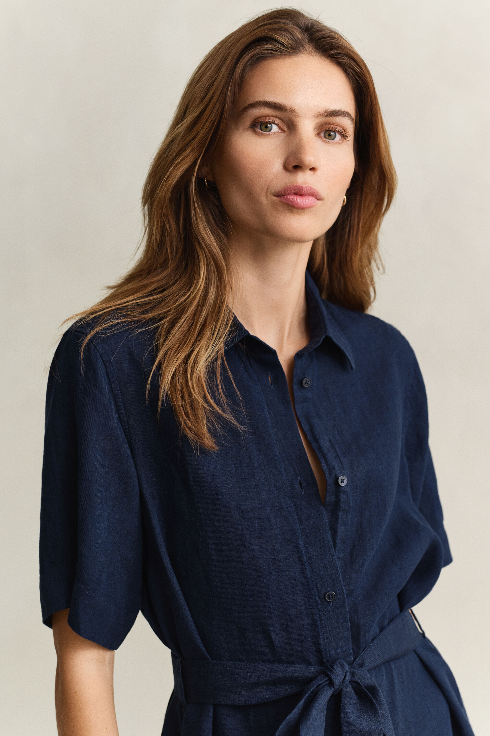 Abito chemisier in lino