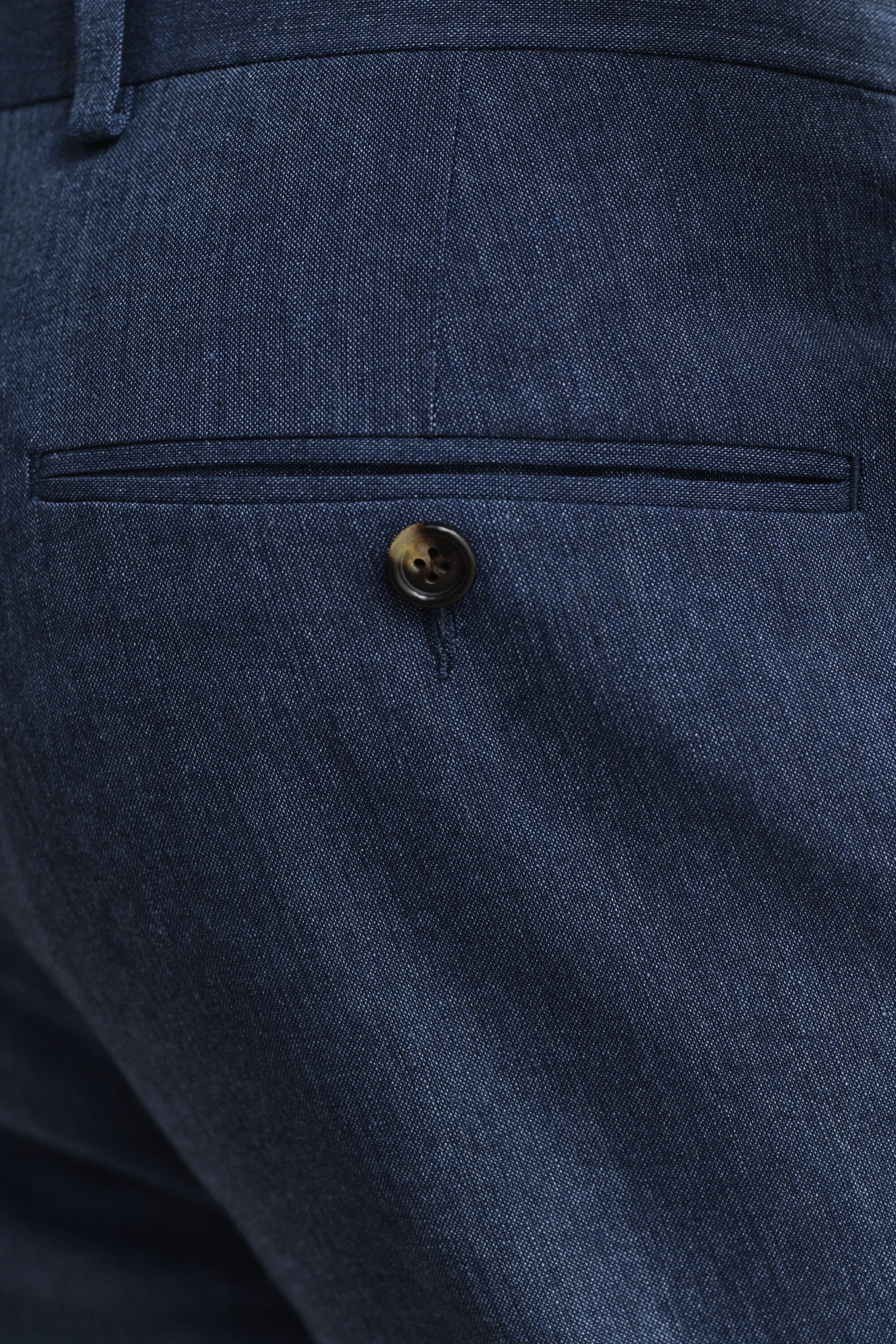 Pantaloni eleganti in misto lino