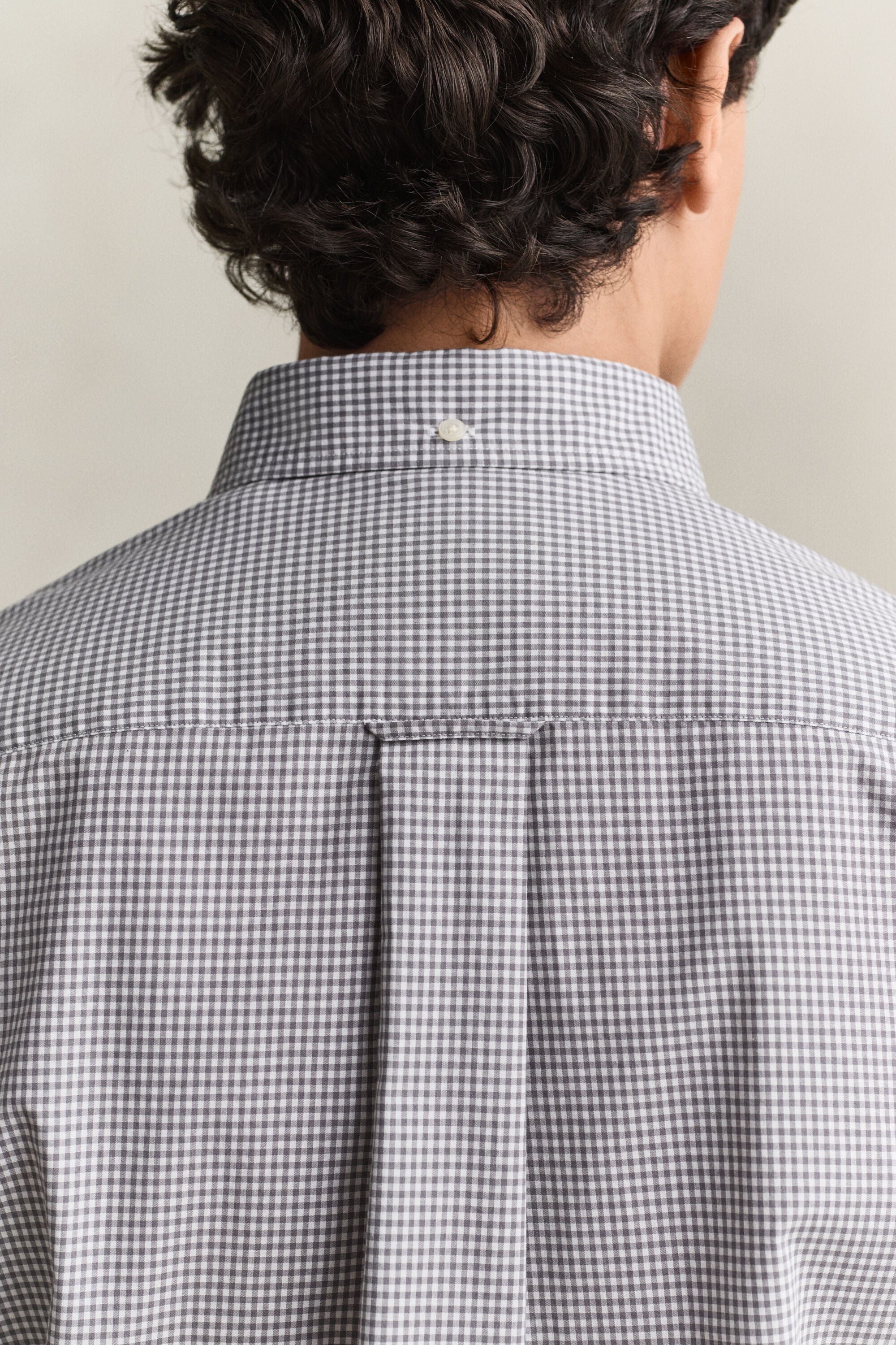 Camicia classica in popeline percalle