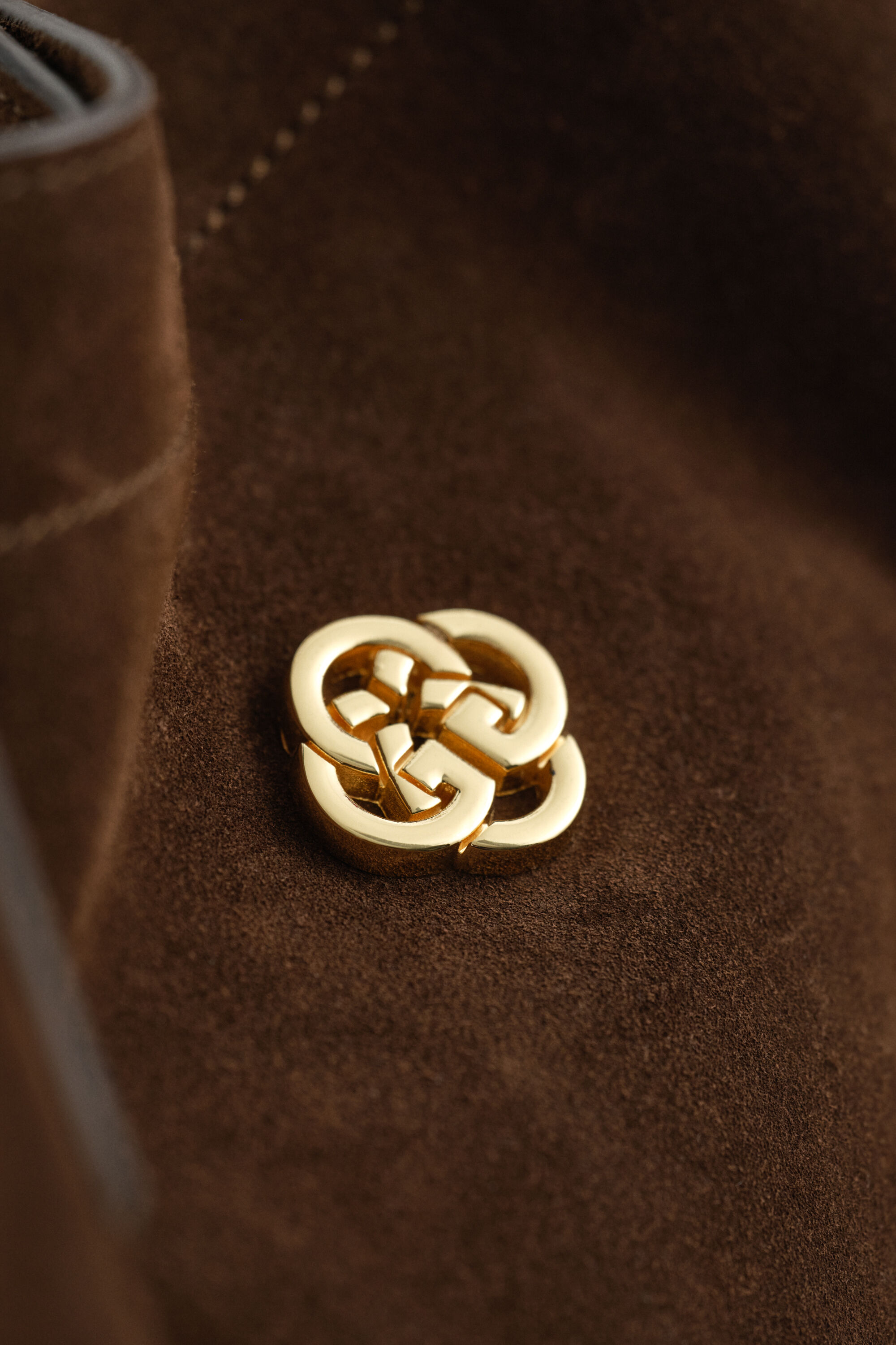 Borsa tote in camoscio