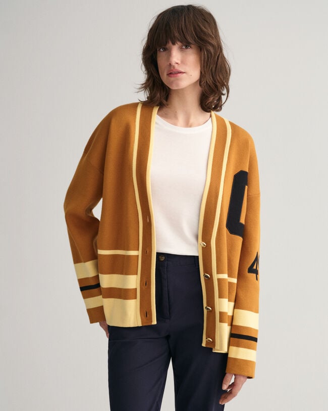 Cardigan GANT Varsity con scollo a V