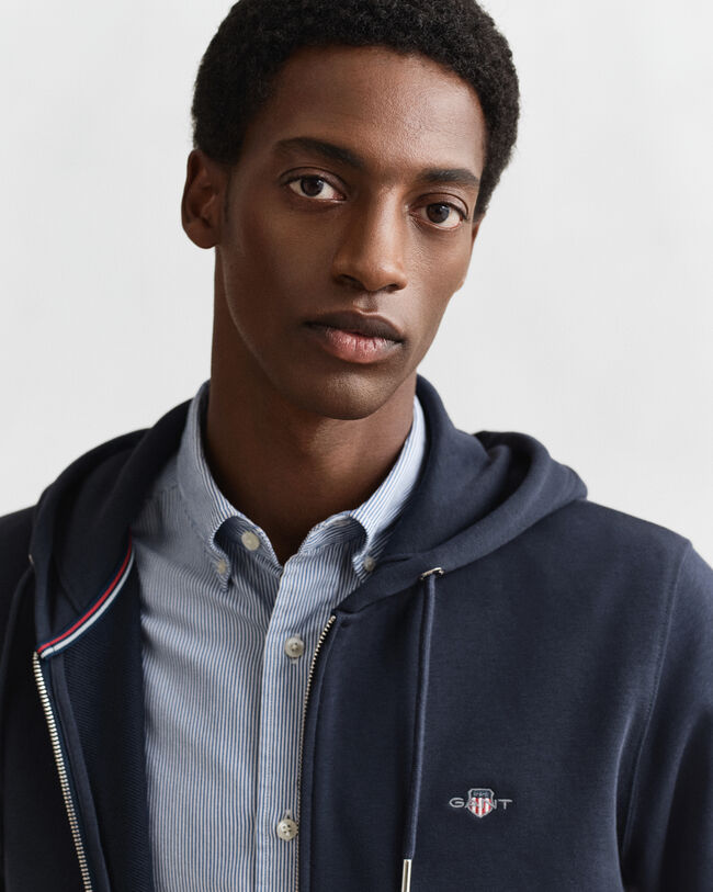 Felpa con cappuccio Shield con zip