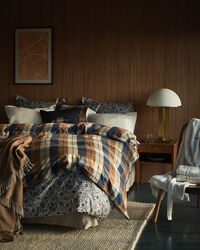 Piumino singolo in flanella a quadri