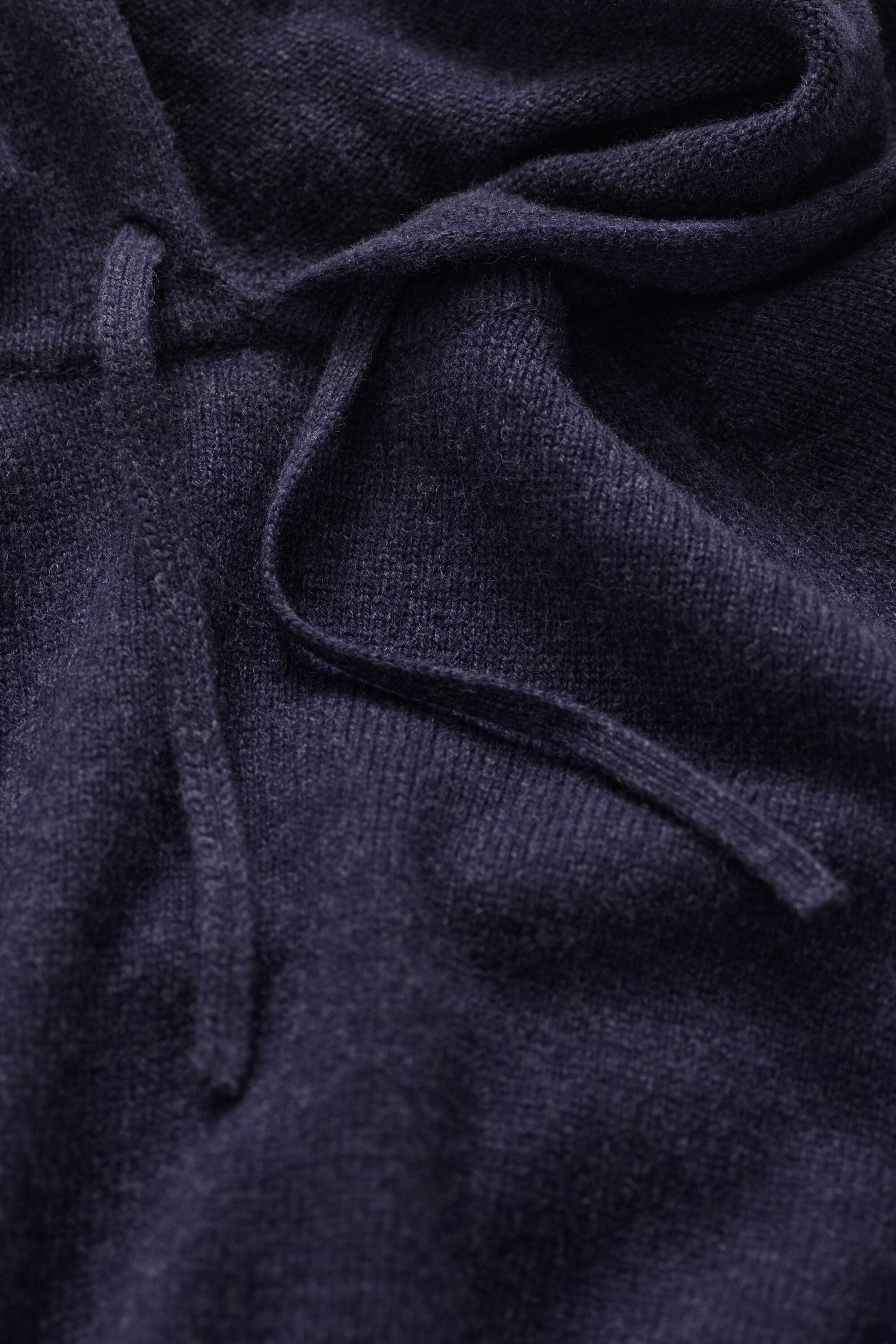 Felpa con cappuccio in lana e cashmere