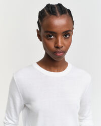 Maglia girocollo in maglia fine