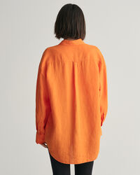Camicia oversize in lino