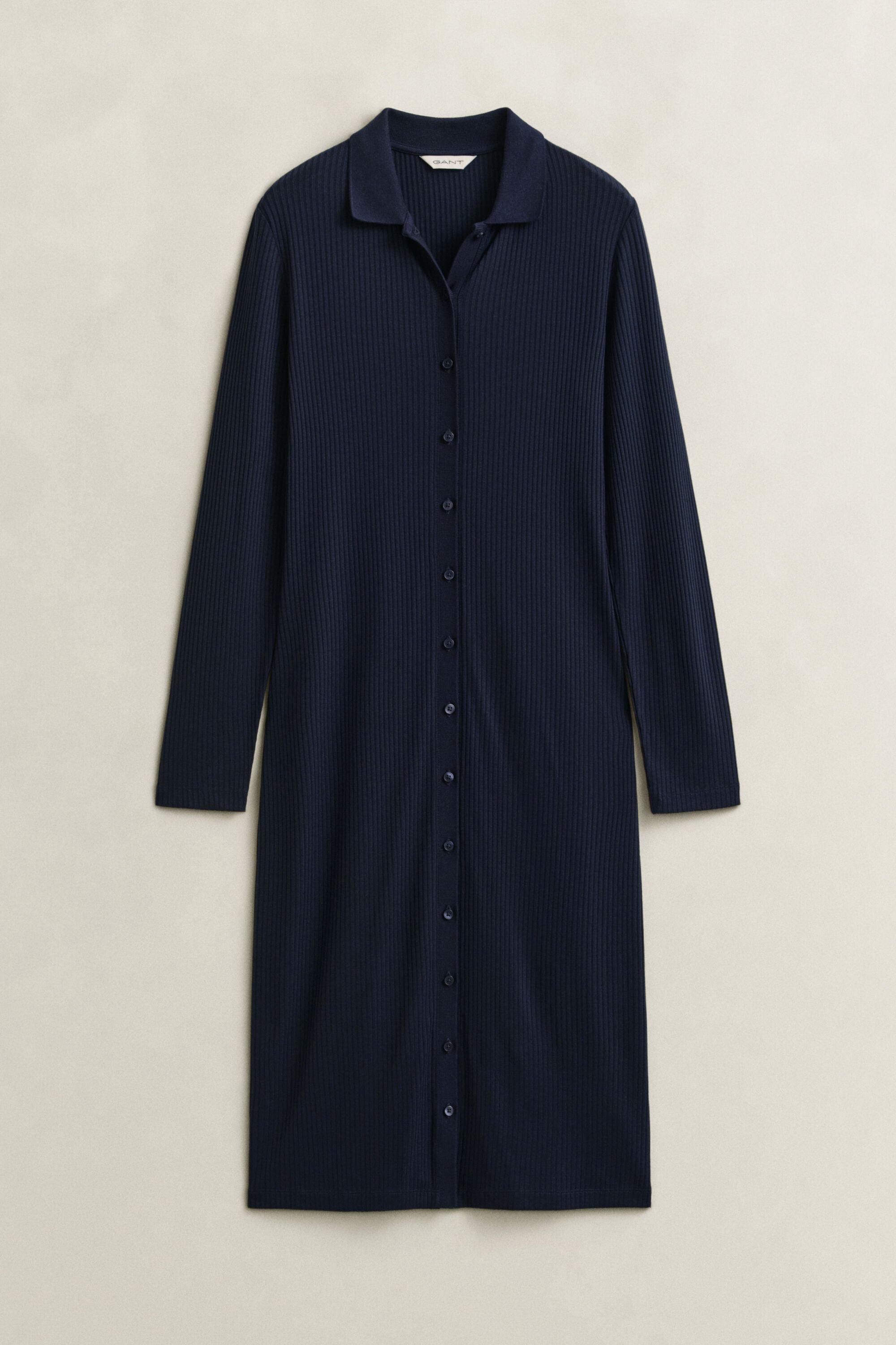 Abito polo slim fit a coste