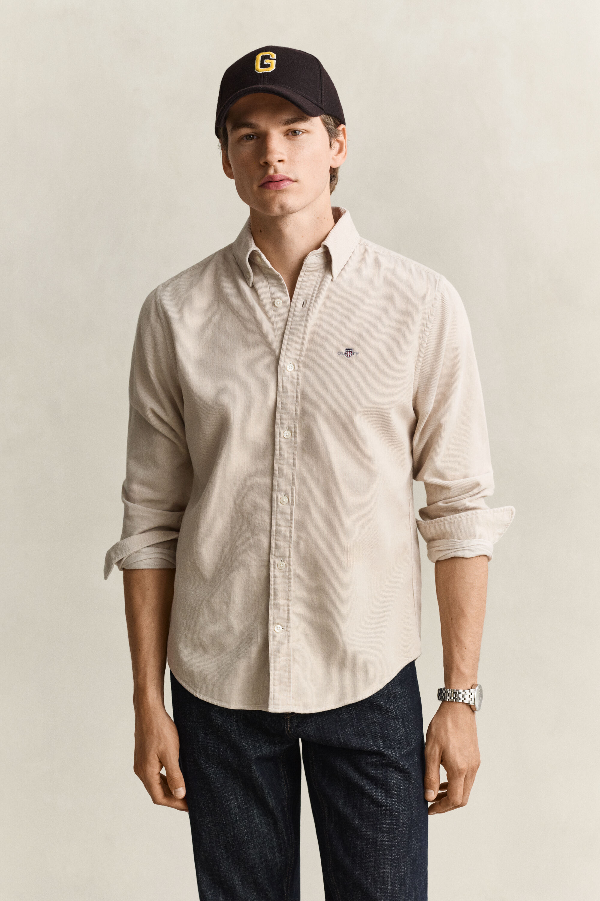 Camicia in velluto a coste