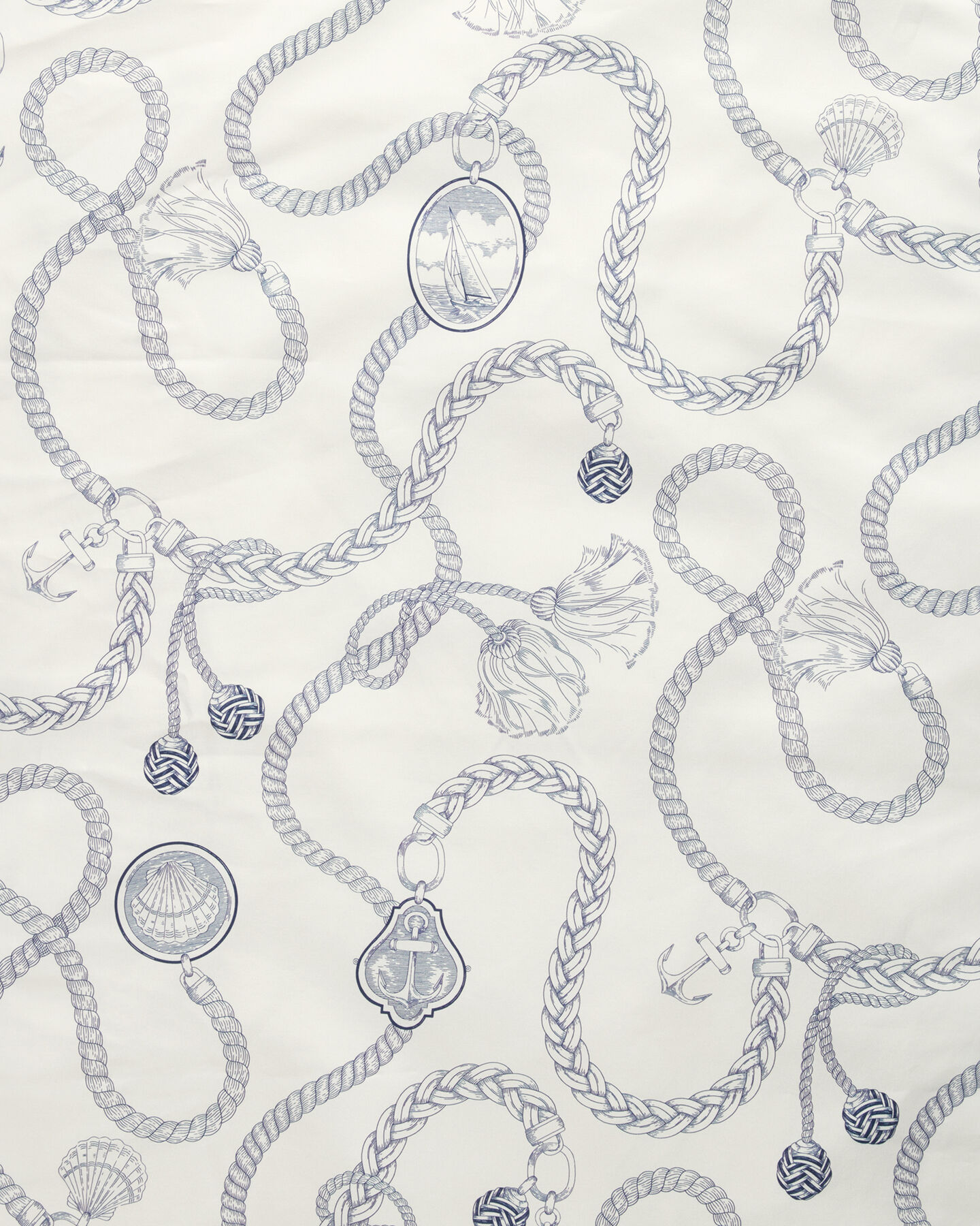 Piumino matrimoniale con stampa Sailing